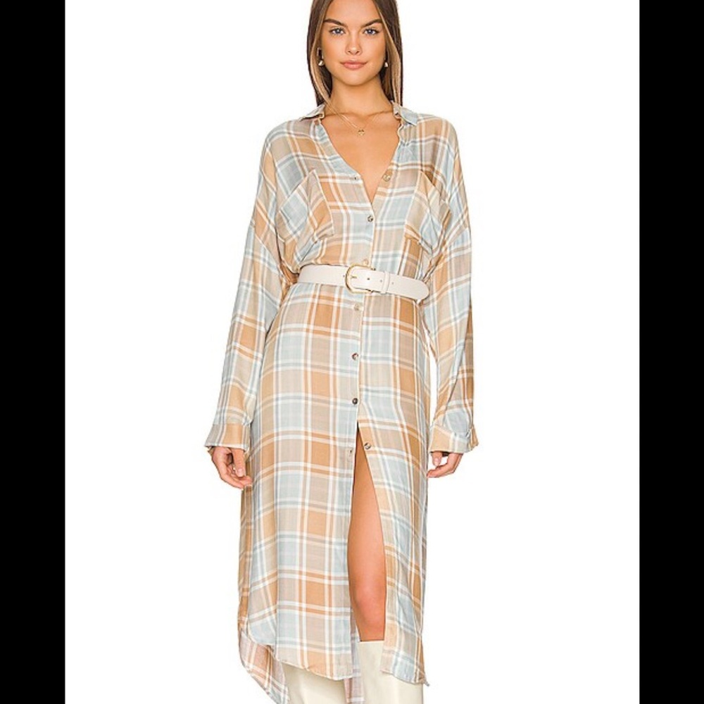 Show Me Your Mumu Plaid Leo Tunic